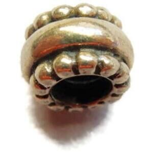 Celtic Bead Charm for European Bracelet Necklace Vintage Sterling Silver 925